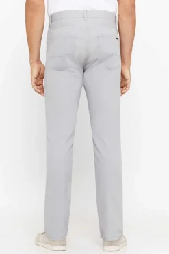 Cortefiel Calcas 5 Bolsos Corte Ajustado Cinzento Outlet