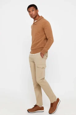 Cortefiel Calcas Cargo Tostado Online