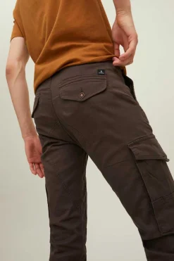 Jack & Jones Calcas Cargo Castanho Clearance