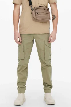 Only & Sons Calcas Cargo Verde Clearance