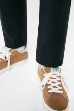 Springfield Calcas Chino Com Estrutura Bicolor Invernal Azul New