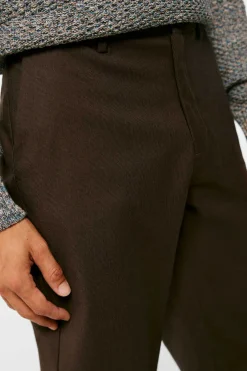 Springfield Calcas Chino Com Estrutura Bicolor Invernal Castanho Discount