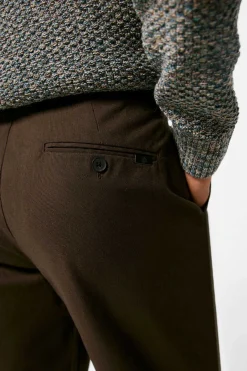 Springfield Calcas Chino Com Estrutura Bicolor Invernal Castanho Discount