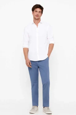 Cortefiel Calcas Chino Leves Regular Fit Azul