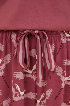 Women'secret Pijamas-Calcas Com Estampado De Garcas De Moniquilla