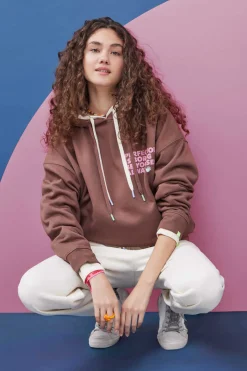 HI&BYE Calcas-Calcas Compridas Jogger Felpa Branca