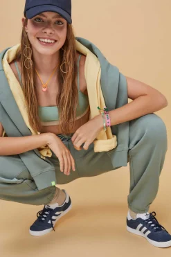 HI&BYE Calcas-Calcas Compridas Jogger Felpa