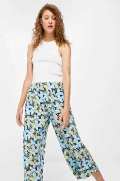 Springfield Calcas-Calcas Culottes Estampadas