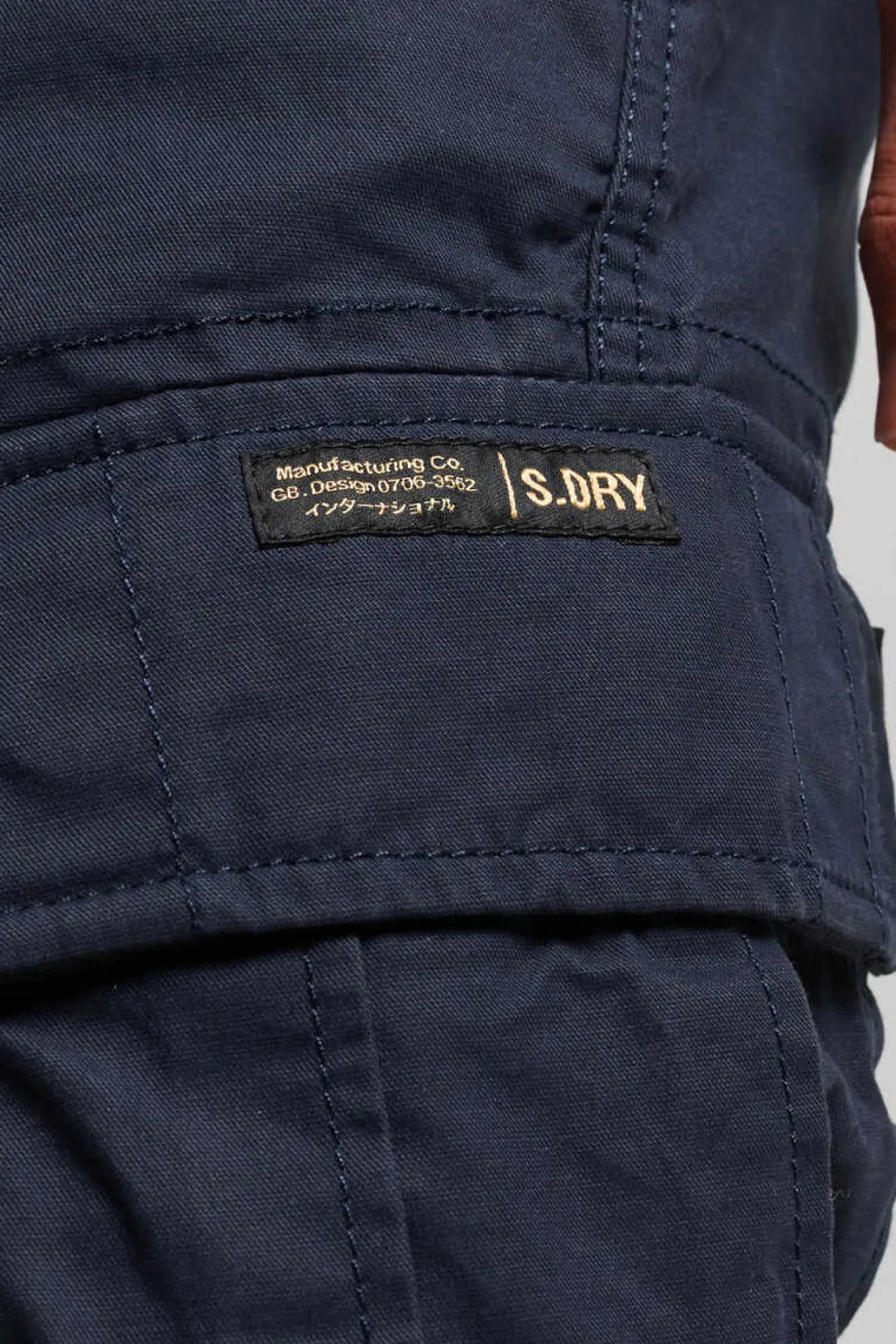 Superdry Calcas Curtas Cargo Marinho Outlet