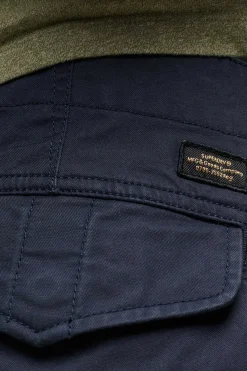 Superdry Calcas Curtas Cargo Marinho Outlet