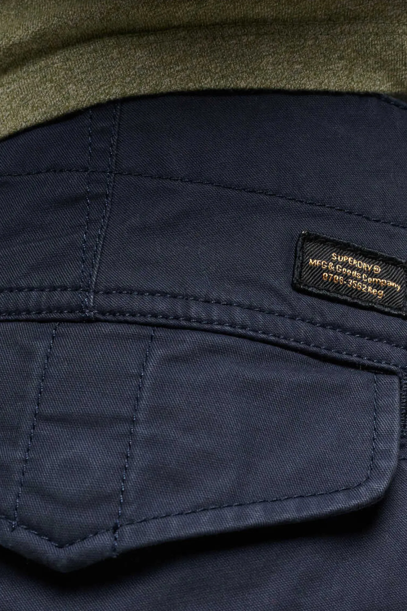 Superdry Calcas Curtas Cargo Marinho Outlet