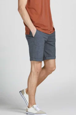 Jack & Jones Calcas Curtas Chino Azul New