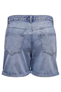 Only Jeans-Calcas De Ganga Curtas Cintura Alta