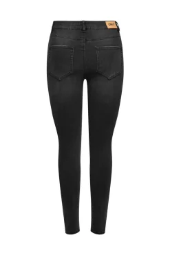 Only Calcas-Calcas De Ganga Skinny Azul Oscuro