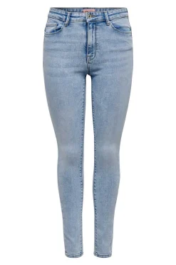 Only Jeans-Calcas De Ganga Skinny Cintura Alta