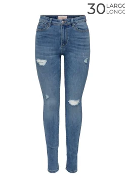 Only Calcas-Calcas De Ganga Skinny Rotos