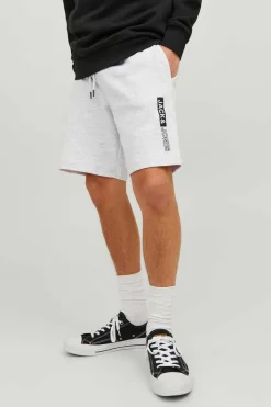 Jack & Jones Calcas De Treino Curtas Branco Best