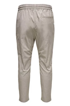 Only & Sons Calcas Fluidas Bainha Ajustada Castanho Clearance