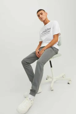 Jack & Jones Calcas Jogger De Desporto Cinza New