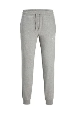 Jack&Jones Calcas Jogger Print Logo Circulo Cinzento Discount