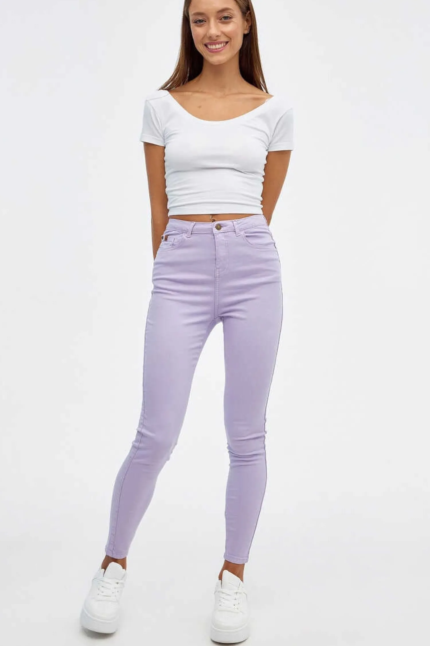 Inside Calcas-Calcas Skinny Cintura Subida