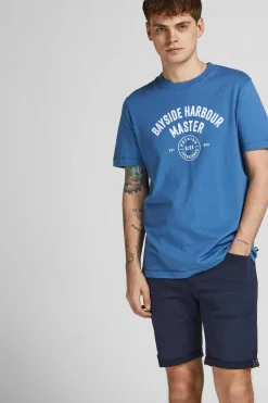 Jack & Jones Calcoes Cinco Bolsos Algodao Marinho Best