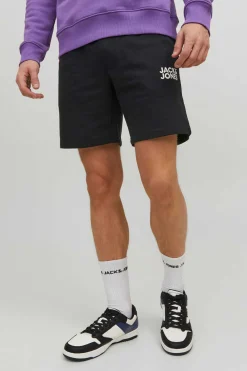 Jack & Jones Calcoes De Carga Das Bermudas Planas Preto Outlet