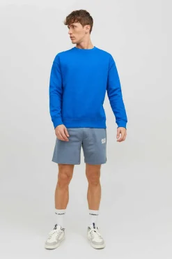 Jack & Jones Calcoes De Carga Das Bermudas Planas Azulado Sale