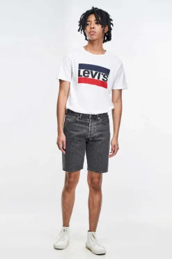 Levi's Calcoes De Ganga 501® Hemmed Preto Best