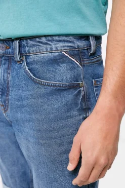 Springfield Calcoes Jeans Slim Lavagem Media Azul Aco Best