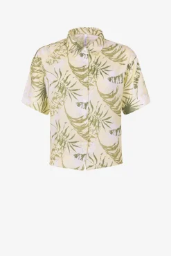 Tiffosi Camisas E Blusas-Camisa Acetinada Estampada