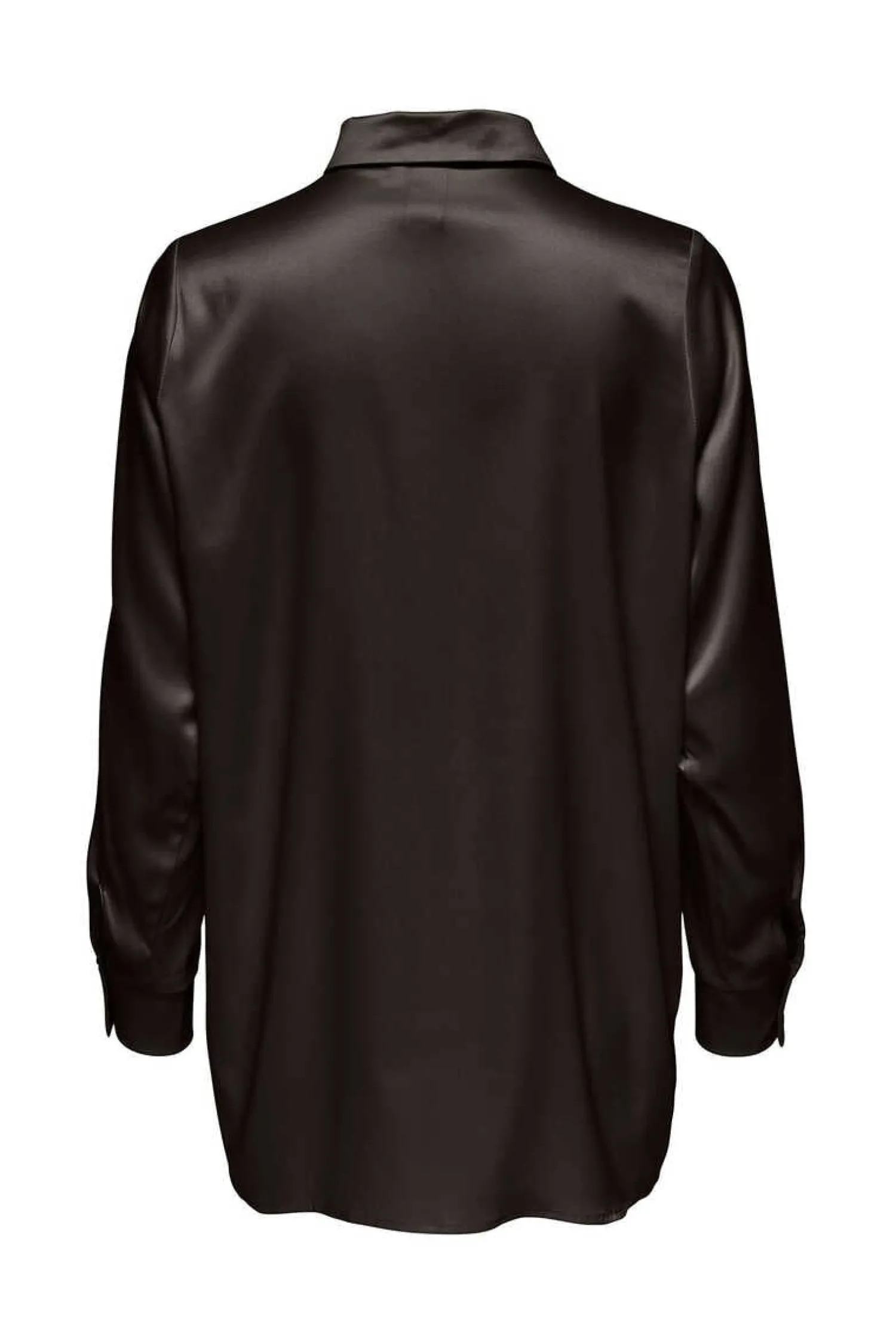 Only Camisas E Blusas-Camisa Acetinada Oversized