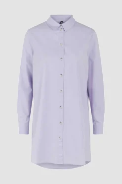 Pieces Camisas E Blusas-Camisa Basica Comprida Qualidade Popelina