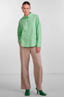 Pieces Camisas E Blusas-Camisa Basica De Algodao