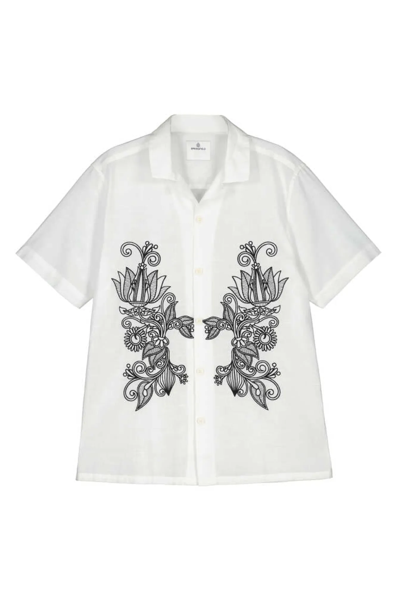 Springfield Camisa Bordada Cru Clearance
