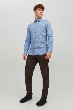 Jack & Jones Camisa Casual Mix Azul Hot