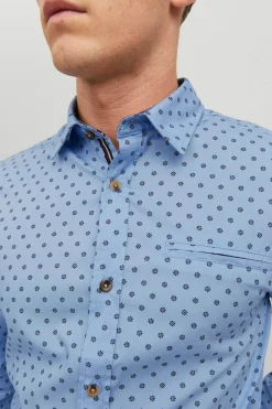 Jack & Jones Camisa Casual Mix Azul Hot