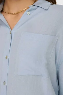 Only Camisas E Blusas-Camisa De Algodao E Linho