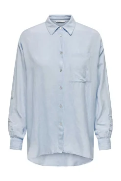 Only Camisas E Blusas-Camisa De Algodao E Linho