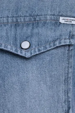 Jack & Jones PLUS Camisa De Ganga Loose Fit Plus Azulado Hot