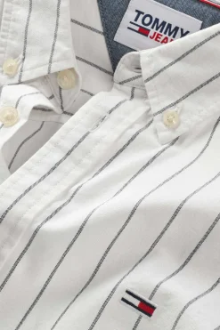 Tommy Jeans Camisa De Homem . Branco Best