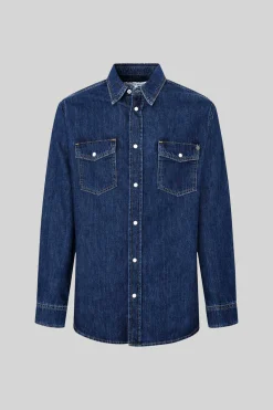 Pepe Jeans Camisa Denim Fit Regular Azulado Discount