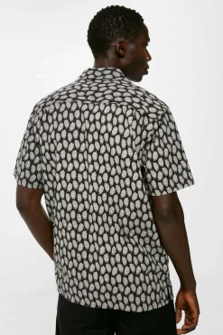 Springfield Camisa Estampada Preto Hot