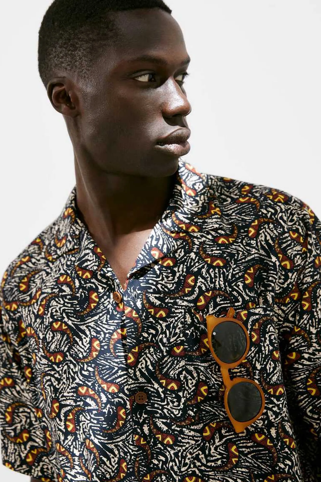 Springfield Camisa Estampada Azulado Outlet