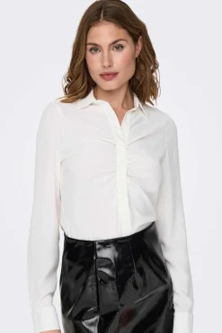 Only Camisas E Blusas-Camisa Franzida