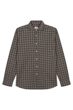 Ooto Camisa Gola Italiana Slim Verde Outlet