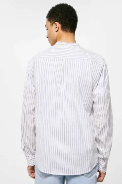 Springfield Camisa Leve Riscas Azulado Outlet