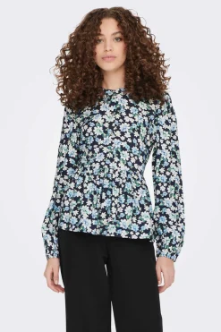 JDY Camisas E Blusas-Camisa Manga Comprida Com Folho Baixo