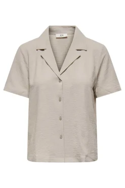 JDY Camisas E Blusas-Camisa Manga Curta Botoes