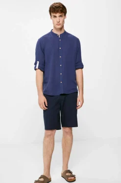 Springfield Camisa Mao Azulado